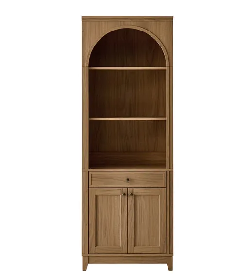 Baggio Modern LED Smooth Glide Bookcase 
